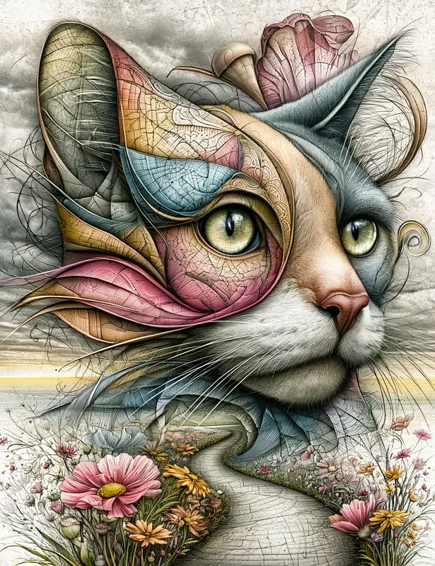 Surreal Collage Animals