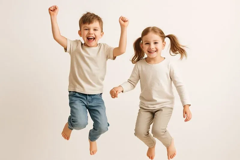 Playful Family Studio Portraits
