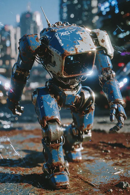 Cybertech Rusted Androids