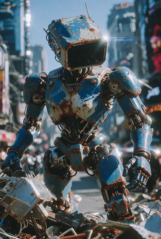 Cybertech Rusted Androids