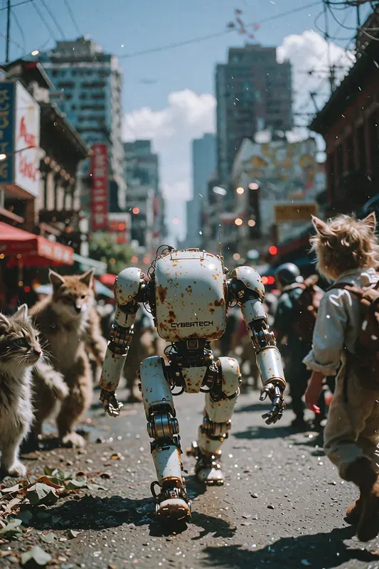 Cybertech Rusted Androids
