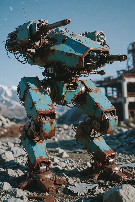 Cybertech Rusted Androids