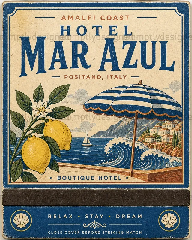 Vintage Matchbook Posters