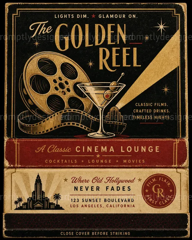 Vintage Matchbook Posters