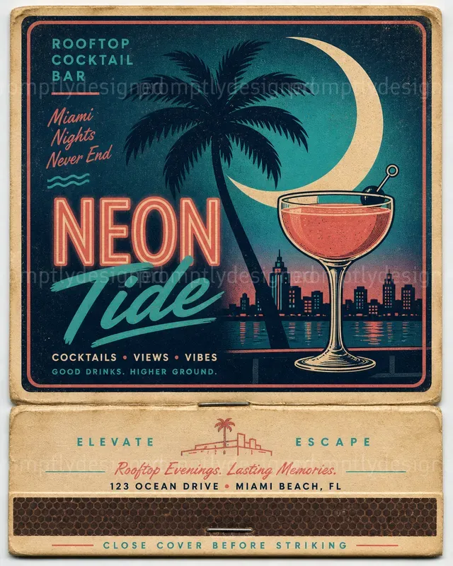 Vintage Matchbook Posters