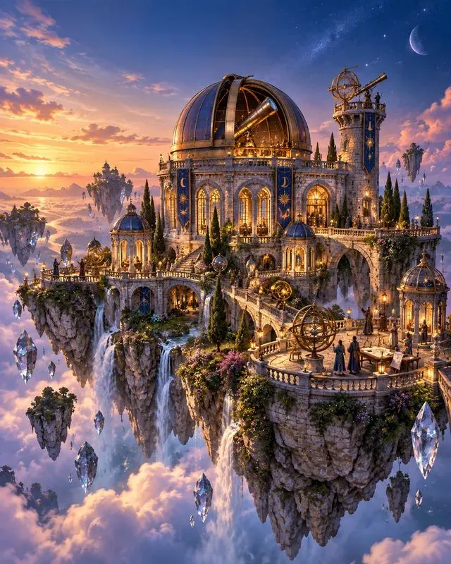 Fantasy Sky Island Visuals