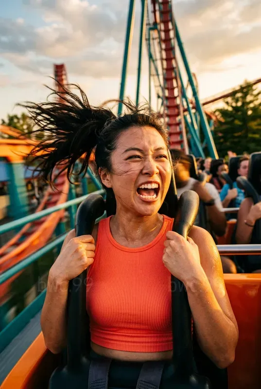 Adrenaline Rush Roller Coaster Photos