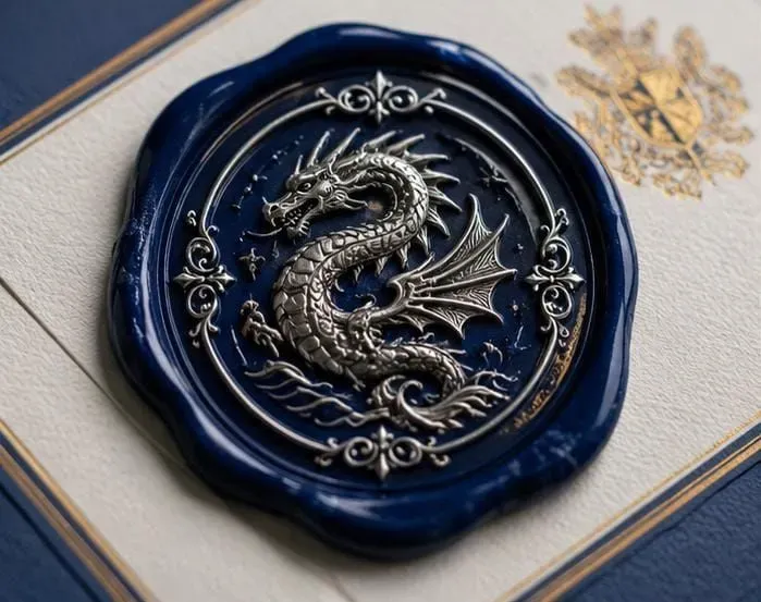 Luxury Wax Seal Royal Crest Generator