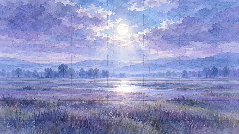 Layered Transparent Watercolor Lights