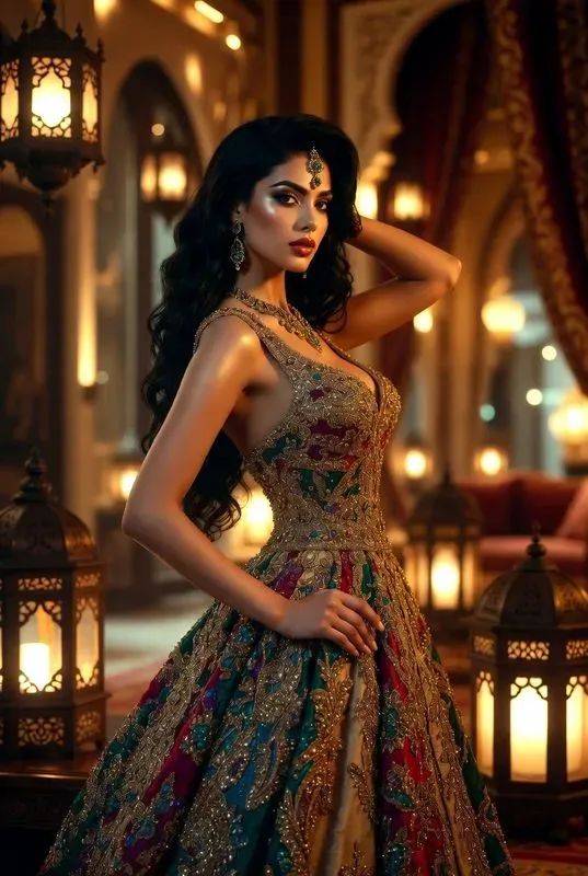 Cinematic Luxury Glamour Portraits