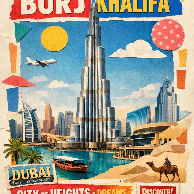 World Monuments Magazine Collages