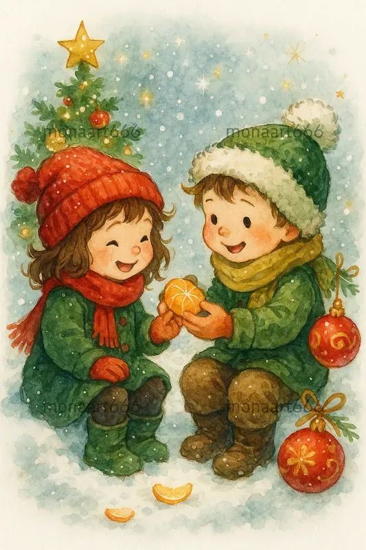 Whimsical Holiday Watercolors