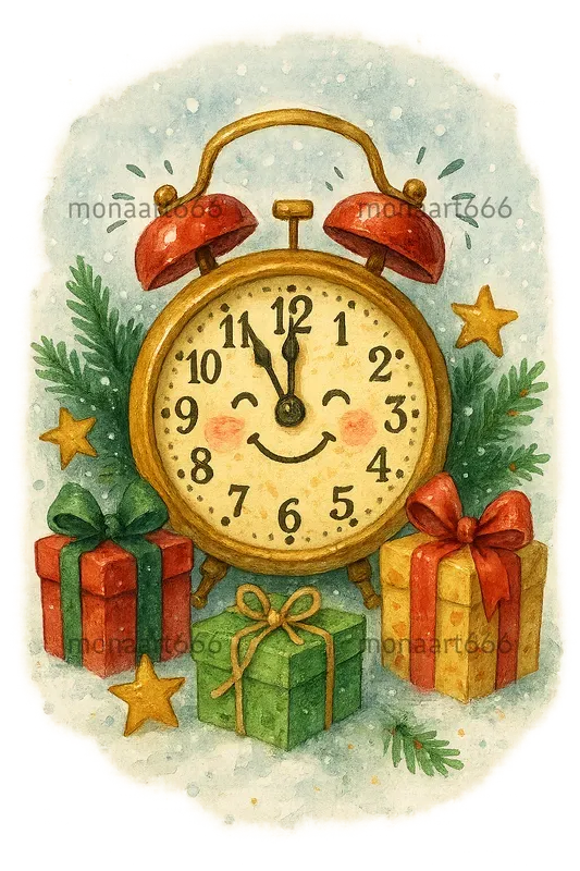 Whimsical Holiday Watercolors