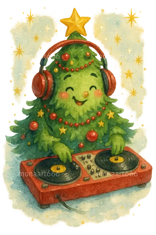 Whimsical Holiday Watercolors