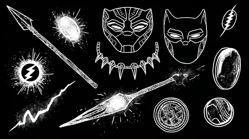 Handdrawn Superhero Comic Doodles