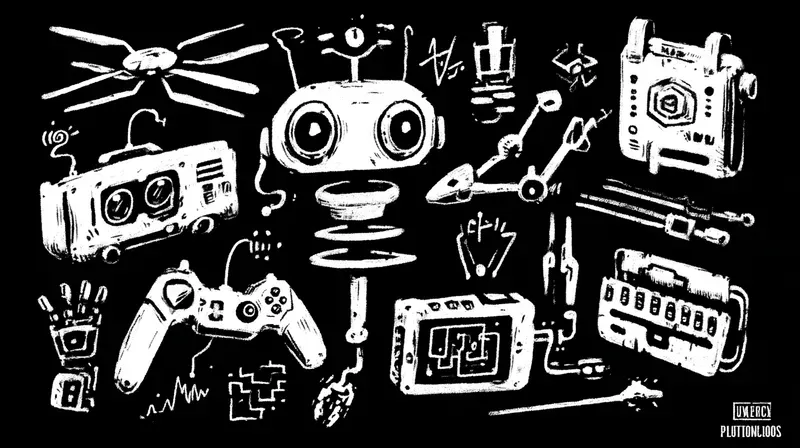 Handdrawn Superhero Comic Doodles