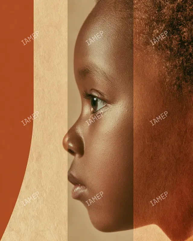 Abstract Editorial Portrait Splits