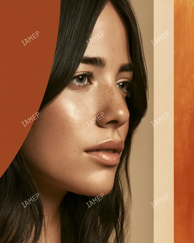 Abstract Editorial Portrait Splits