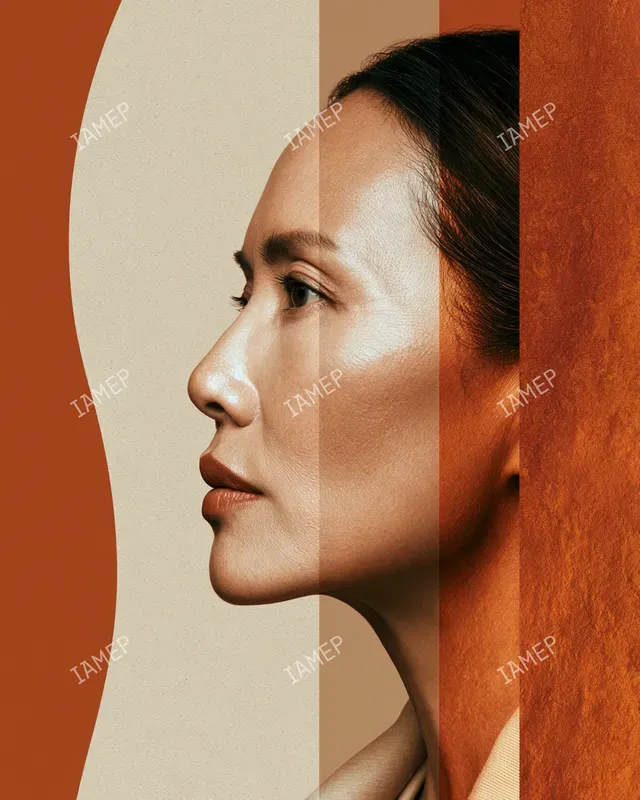 Abstract Editorial Portrait Splits