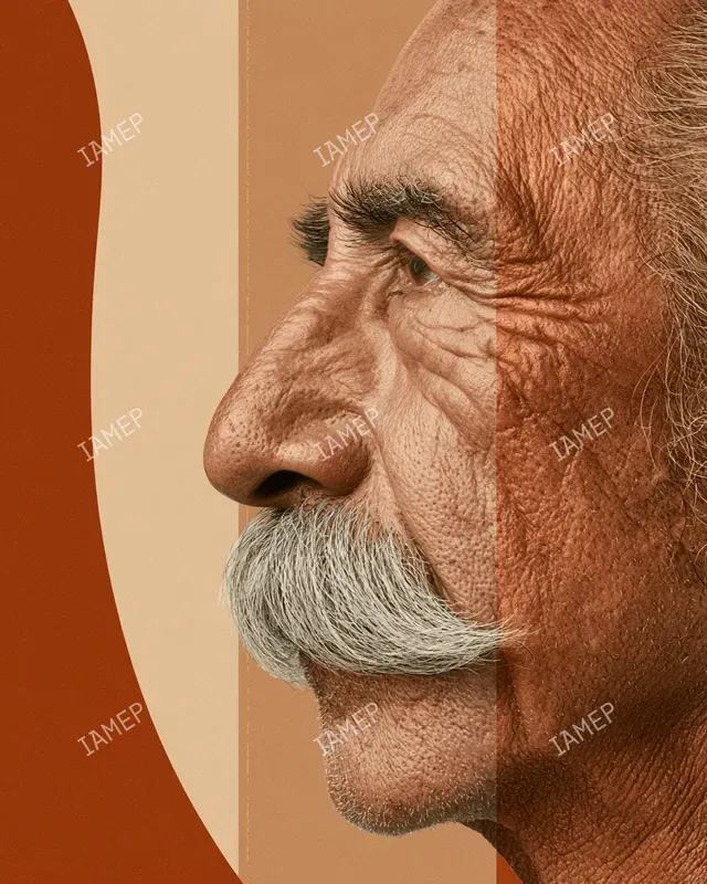 Abstract Editorial Portrait Splits