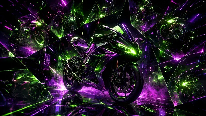 Cyber Neon Kaleidoscopes