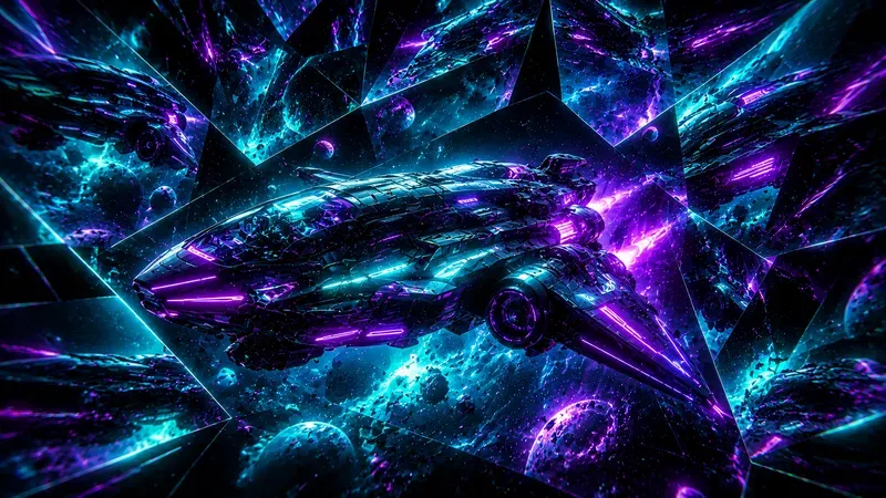 Cyber Neon Kaleidoscopes