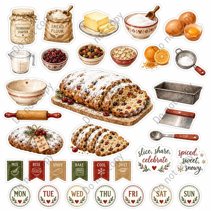 Sourdough Baking Sticker Sheets