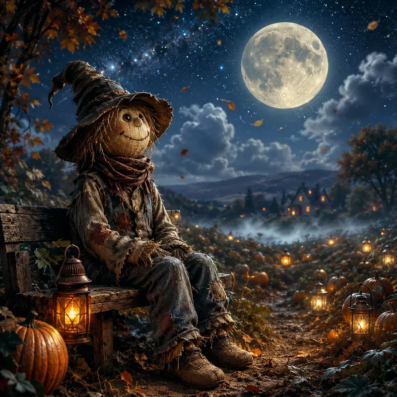 Whimsical Moonlit Dream Characters