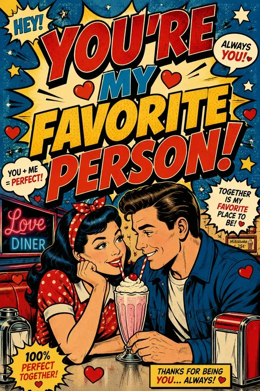 Pop Art Romance Posters