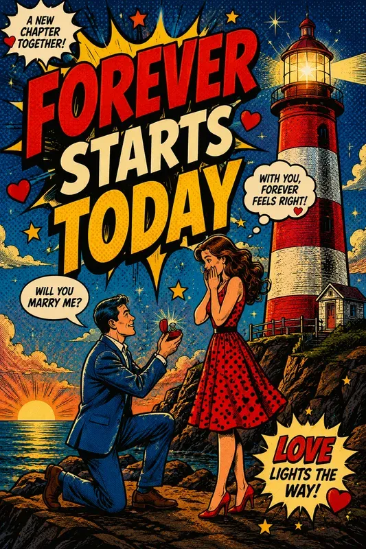 Pop Art Romance Posters