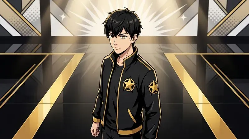Anime Pop Art Emblem Characters