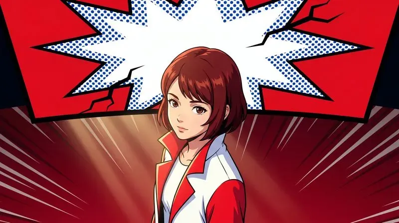 Anime Pop Art Emblem Characters