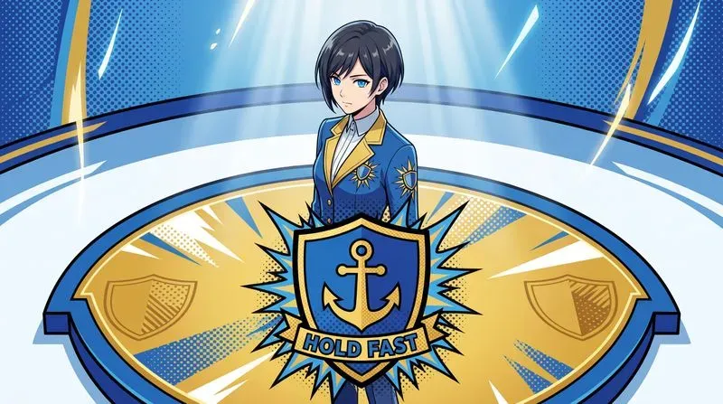 Anime Pop Art Emblem Characters