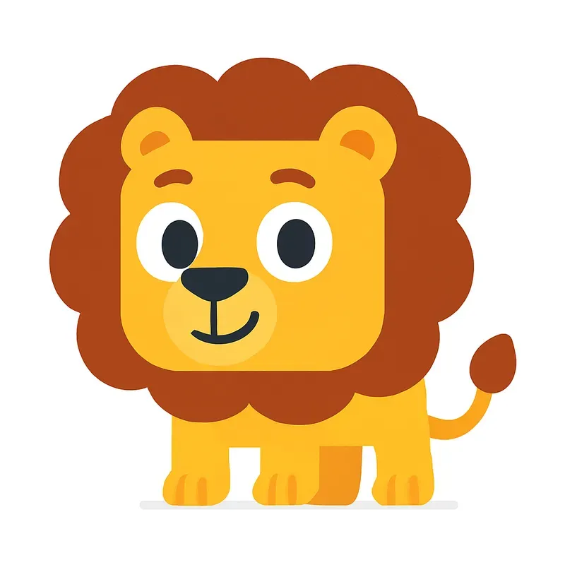 Iconic Blocky Animal Characters
