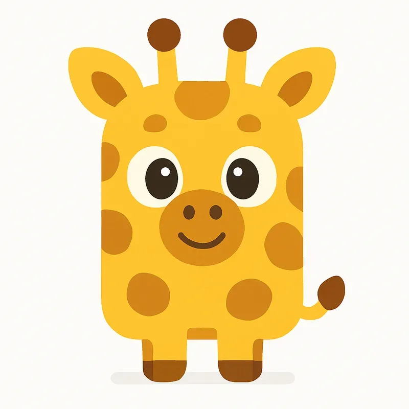 Iconic Blocky Animal Characters