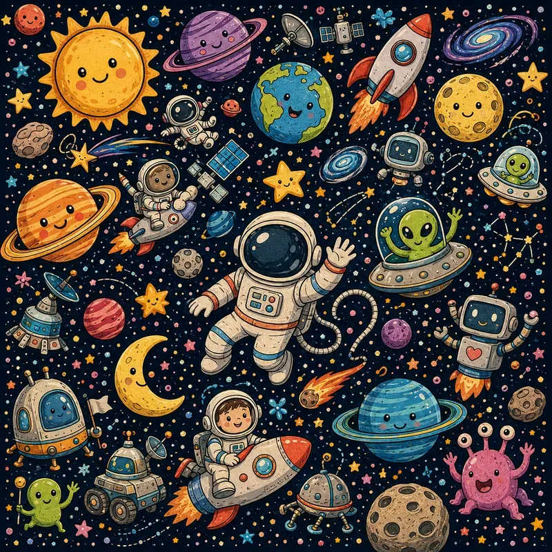 Playful Doodle Worlds