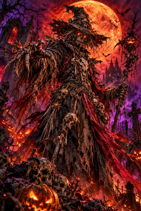 Neon Gothic Halloween Characters