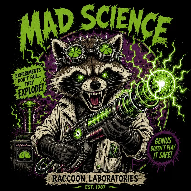 Chaos Scientist Tshirt Art