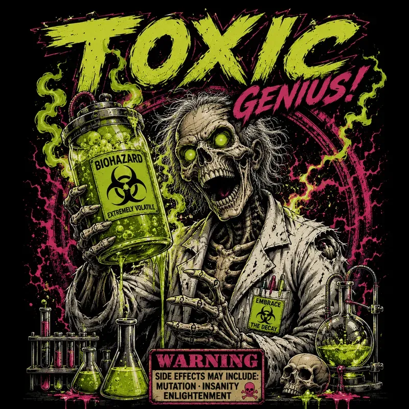 Chaos Scientist Tshirt Art