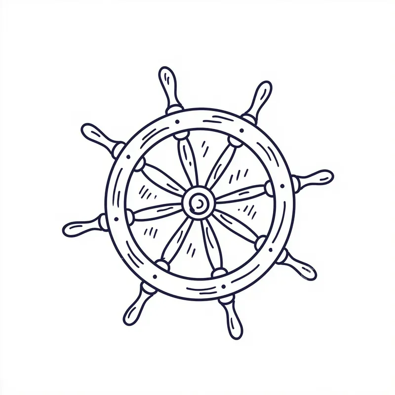 Coastal Resort Ink Illustrations
