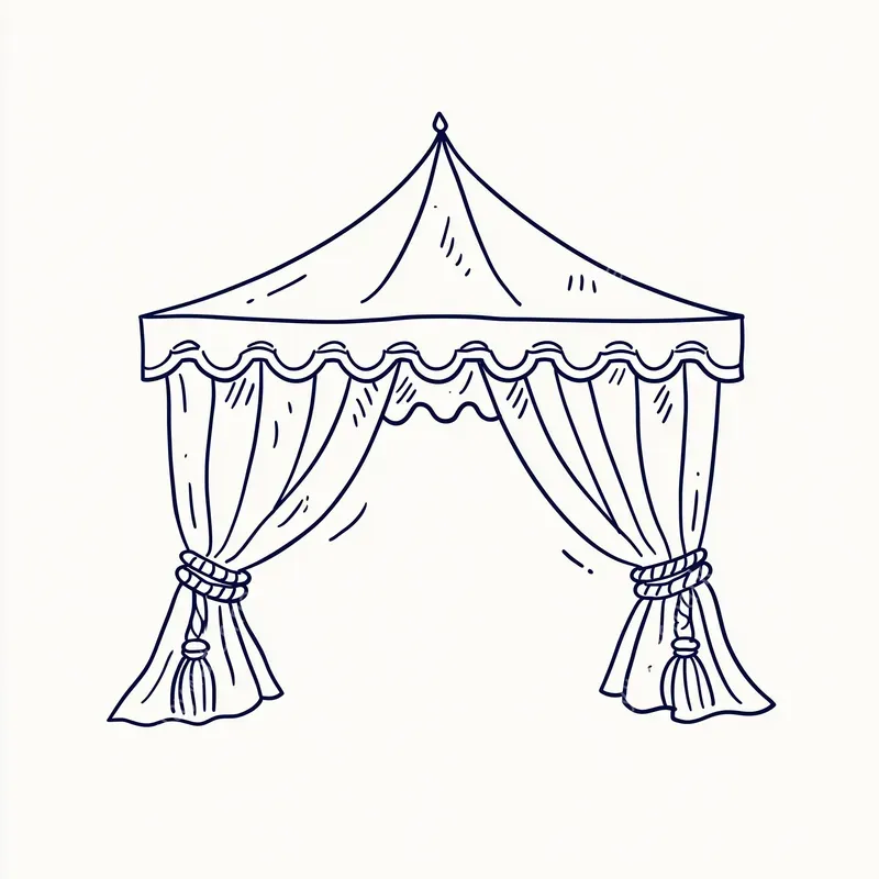 Coastal Resort Ink Illustrations