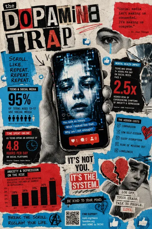 Zine Style Infographic Collages