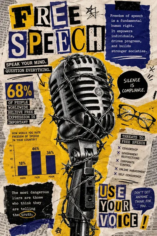 Zine Style Infographic Collages