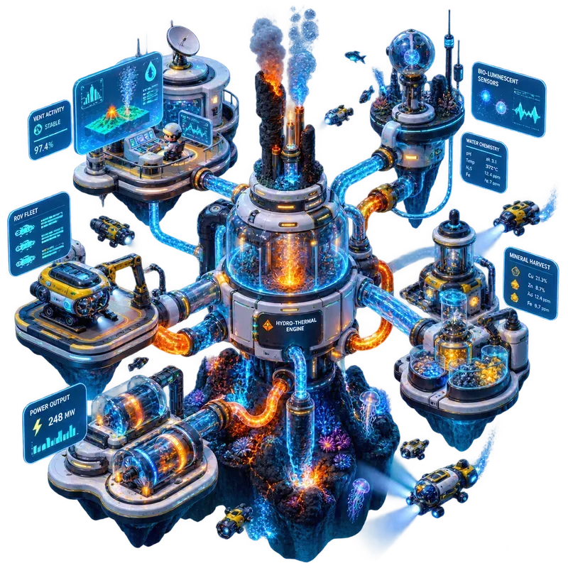Isometric Tech Ecosystem UI Assets