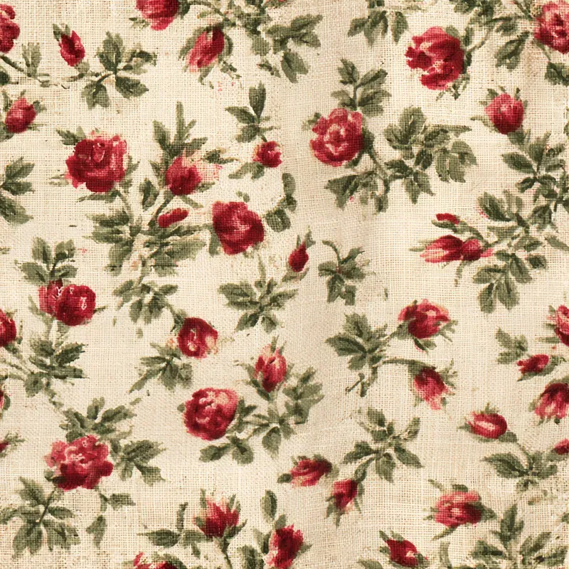 Vintage Christmas Calico Backing Papers