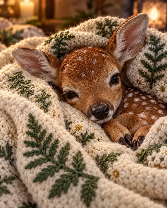 Cozy Animals Wrapped In Blankets