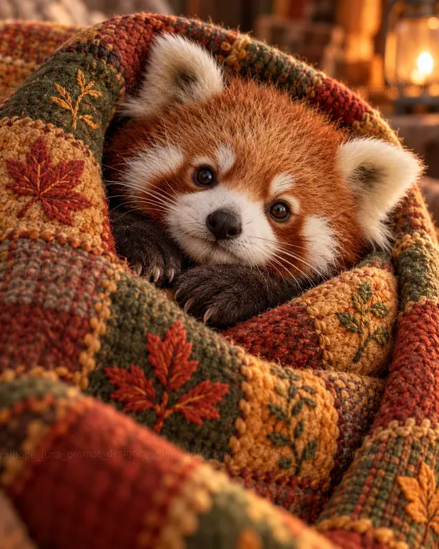 Cozy Animals Wrapped In Blankets