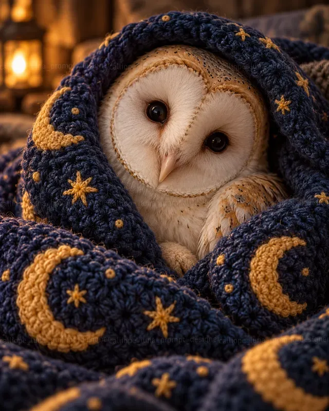 Cozy Animals Wrapped In Blankets