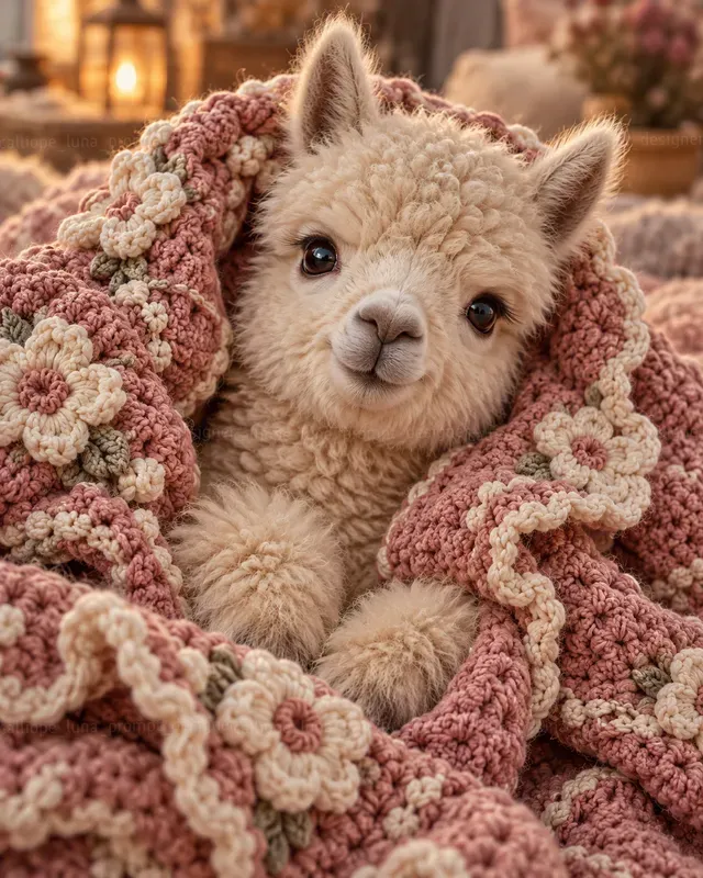 Cozy Animals Wrapped In Blankets