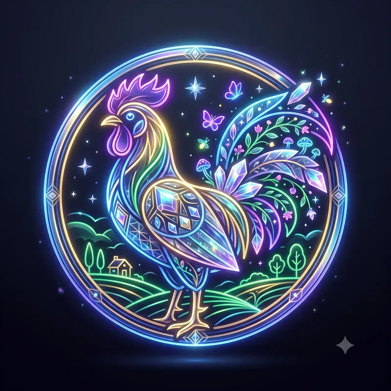 Neon Farm Friends